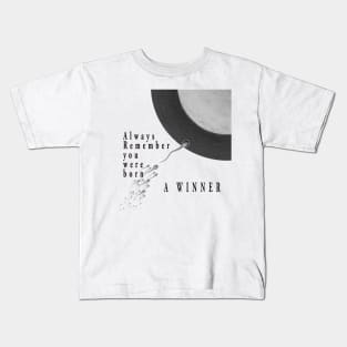 Born A Winner Kids T-Shirt
